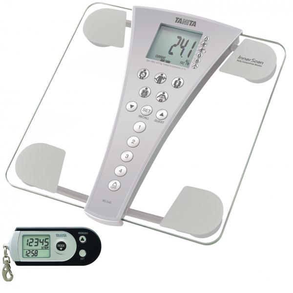 Tanita BC 543 Innerscan Family Body Composition Monitor 150kg Max + Pedometer PD724 Free