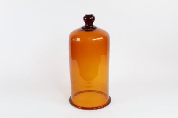 Amber Glass Laboratory Bell Jar 120 mm