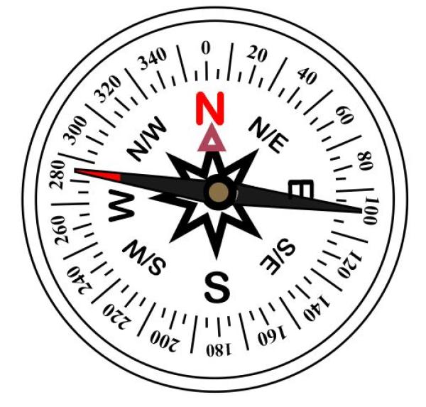 MAGNETIC COMPASS 75MM