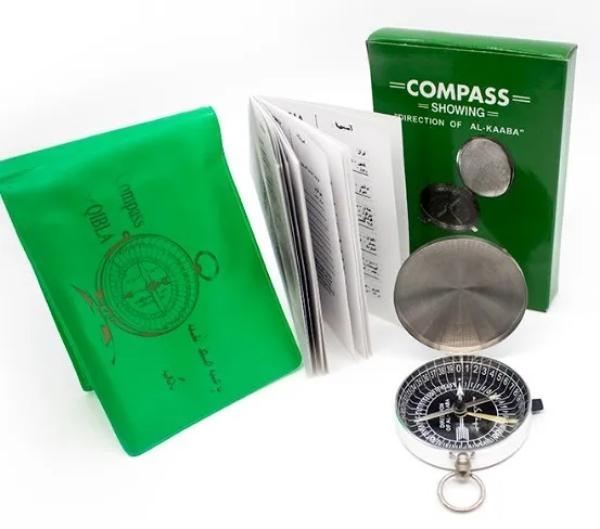 MAGNETIC COMPASS SHOWING KAABA