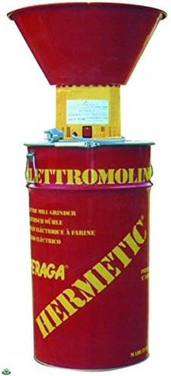 elettromolino Hermetic Electrical Flour\Spice Mill Grinder