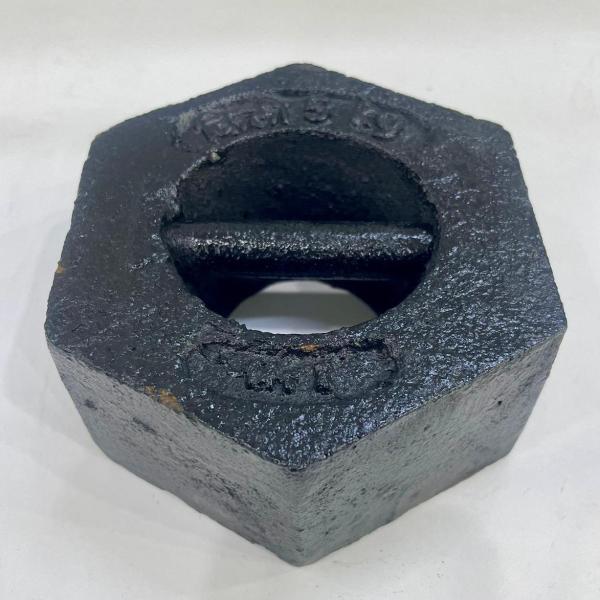 Hexagonal Cast Iron 5 Kg Weight